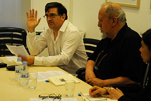Esteban Mart&iacute;nez, Quilo Mart&iacute;nez y Ara&iacute;s Sierra.